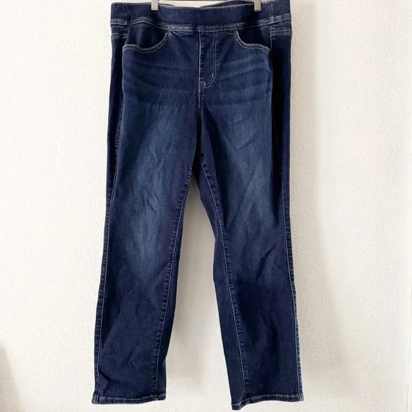 Torrid Mid Rise Lean Jean Pull On Super Soft Cozycore 1S 1X Casual Y2K - Picture 3 of 11